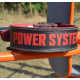 Пояс для важкої атлетики Power System PS-3830 Beast шкіряний Black/Red M