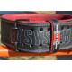 Пояс для важкої атлетики Power System PS-3830 Beast шкіряний Black/Red M
