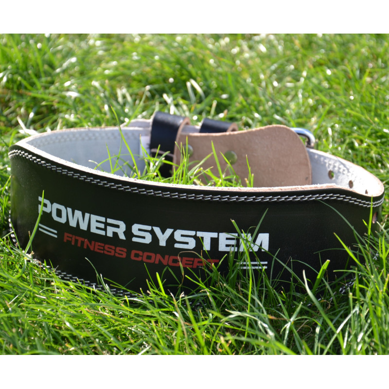 Ремень для тяжёлой атлетики Power System PS-3100 Power кожаный Чёрный L