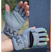 Рукавички для фітнесу MadMax MFG-860 Wild Grey/Green S Рукавички для фітнесу MadMax MFG-860 Wild Grey/Green S