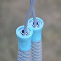Скакалка PowerPlay 4206 Jump Rope PRO+ Сіро-м'ятна (2,75m.) Скакалка PowerPlay 4206 Jump Rope PRO+ Сіро-м'ятна (2,75m.)