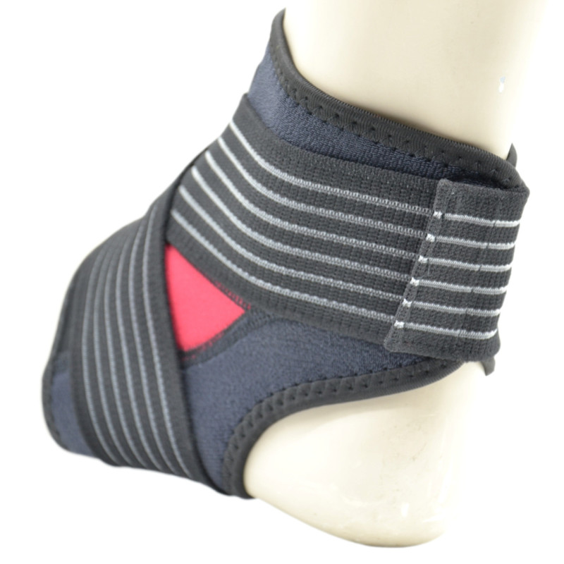 Бандаж на голеностоп Power System PS-6013 Neo Knee Support Black/Red (1шт.), Размер XL, Черный