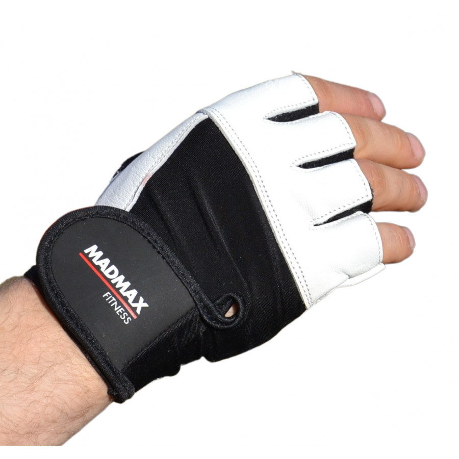 Рукавички для фітнесу MadMax MFG-444 Fitness White XL