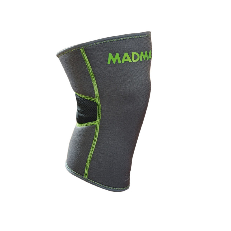 Наколінник MadMax MFA-294 Zahoprene Knee Support Dark Grey/Green (1шт.) M