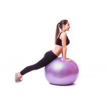 М'яч для фітнесу (фітбол) PowerPlay 4001 Ø75 cm Gymball Фіолетовий + помпа М'яч для фітнесу (фітбол) PowerPlay 4001 Ø75 cm Gymball Фіолетовий + помпа