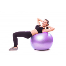М'яч для фітнесу (фітбол) PowerPlay 4001 Ø75 cm Gymball Фіолетовий + помпа М'яч для фітнесу (фітбол) PowerPlay 4001 Ø75 cm Gymball Фіолетовий + помпа