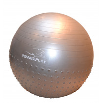 М'яч для фітнесу (фітбол) напівмасажний PowerPlay 4003 Ø65 cm Gymball Сірий + помпа М'яч для фітнесу (фітбол) напівмасажний PowerPlay 4003 Ø65 cm Gymball Сірий + помпа