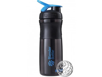 Шейкер спортивний (пляшка) BlenderBottle SportMixer Flip 28oz/820ml Black/Cyan