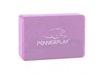 Блок для йоги PowerPlay 4006 Yoga Brick Фіолетовий