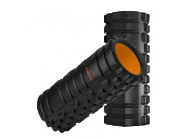 Масажний ролик (роллер) PowerPlay 4025 Massage Roller Чорно-помаранчевий (33x15см.)