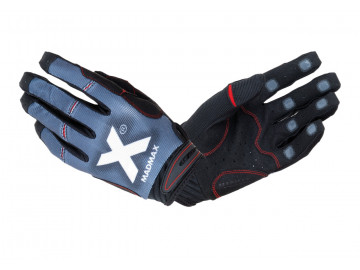 Рукавички для фітнесу MadMax MXG-102 X Gloves Black/Grey/White M
