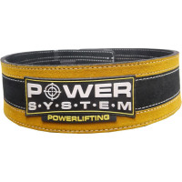 Пояс для важкої атлетики Power System Stronglift PS-3840 Black/Yellow S/M