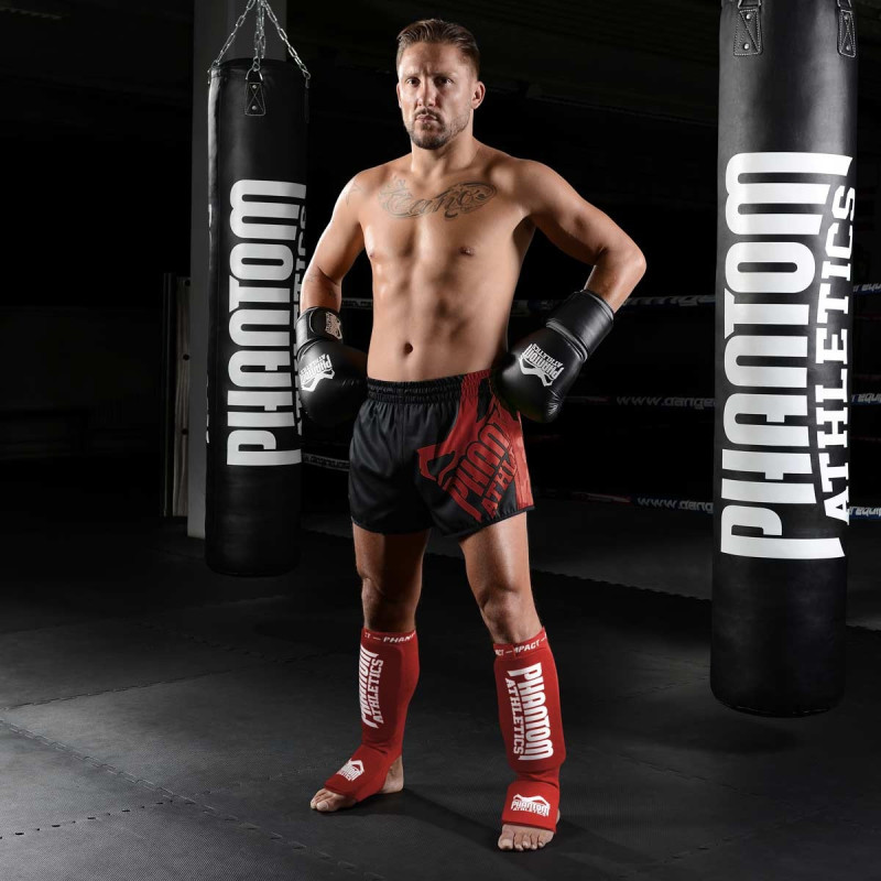 Захист гомілки та стопи Phantom Impact Red