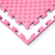 Мат-татамі (Мат-пазл ластівчин хвіст) WCG EVA 100х100х2 cm Рожево-фіолетовий