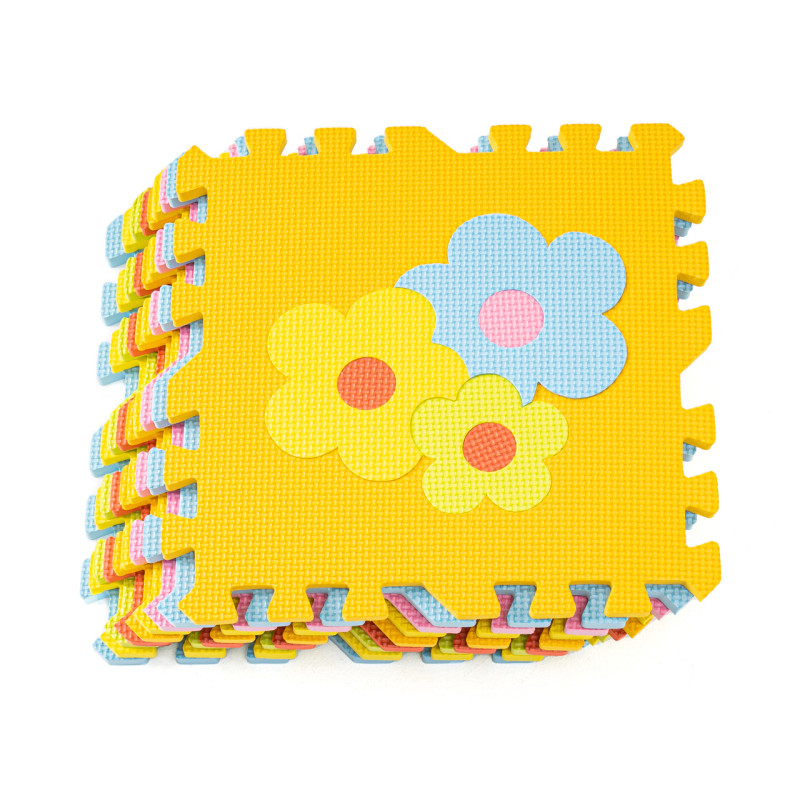 Дитячий килимок-пазл з бортиками Toys 30x30 WCG EVA - 25 частин