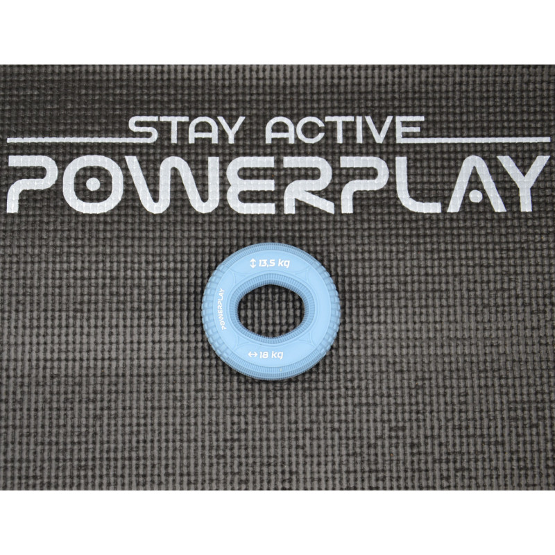 Еспандер кистьовий силіконовий PowerPlay PP-4330 Hand Grip Loops Light 13.5-18 кг. Блакитний