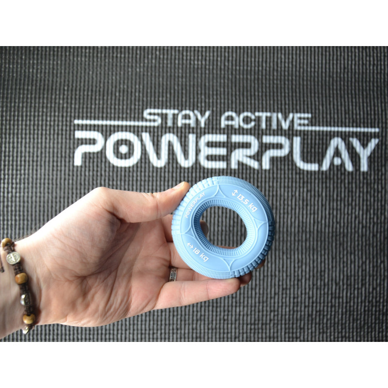 Еспандер кистьовий силіконовий PowerPlay PP-4330 Hand Grip Loops Light 13.5-18 кг. Блакитний