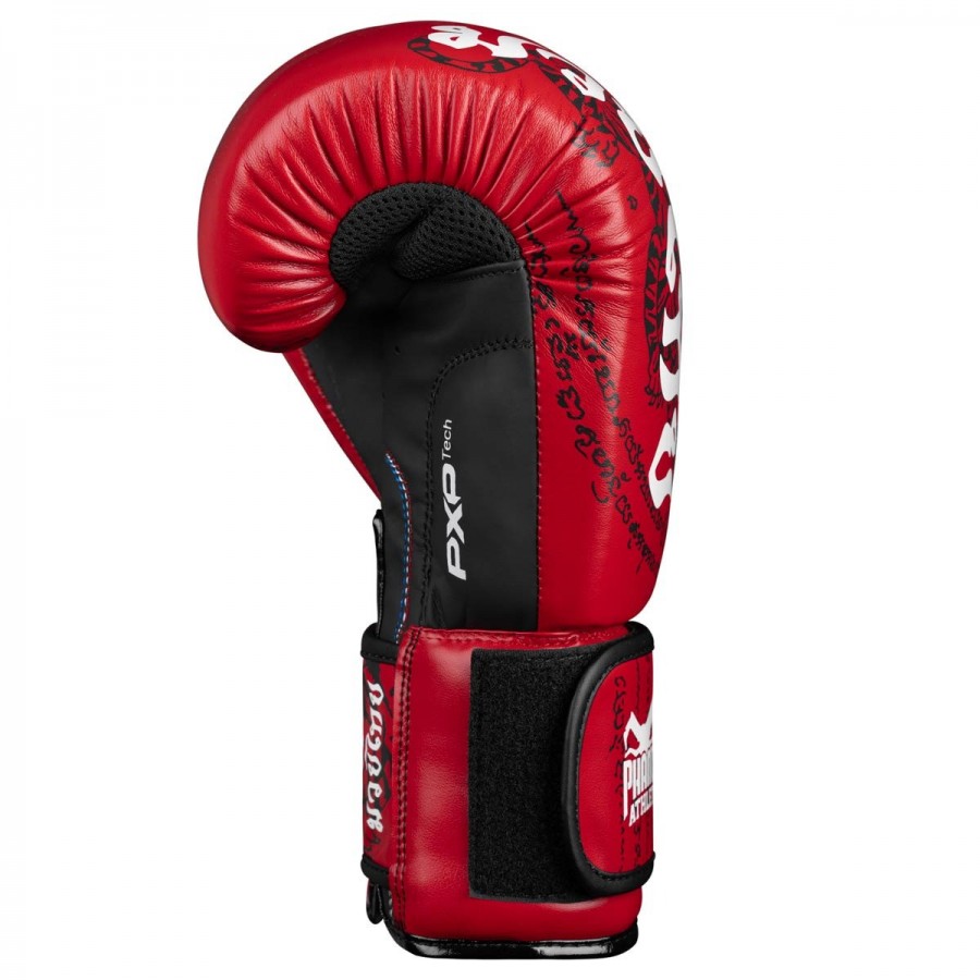 Боксерські рукавиці Phantom Muay Thai Red 14 унцій (бинти в подарунок)