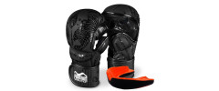 Рукавиці для ММА Phantom Muay Thai Black L/XL (капа в подарунок)