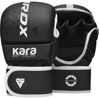 Перчатки для ММА RDX F6 KARA Матово-белые Плюс L/XL