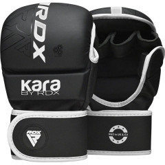 Перчатки для ММА RDX F6 KARA Матово-белые Плюс L/XL