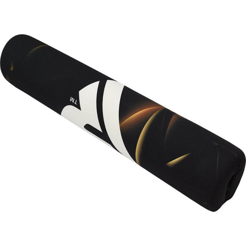 Накладка на гриф смягчающая RDX B2 Gym Bar Pad Sublimation White, Длина 40 см, Ширина 2,8 см, Нейлон, Cordura, Гелевая пена Shell Shock, Черно-белый