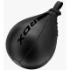 Пневмогруша боксерська RDX F6 KARA SPEED BALL Matte Black + карабін, Висота 26 см, Окружність 26 см, Штучна шкіра Mayahide, Чорний