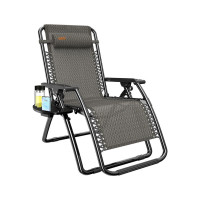 Розкладне крісло шезлонг садовий Zero Gravity WCG R-02
