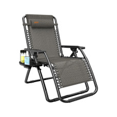 Розкладне крісло шезлонг садовий Zero Gravity WCG R-02