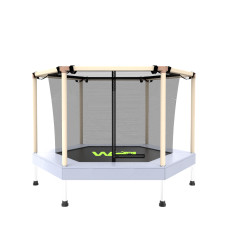 Батут манеж 122 см шестигранный с сеткой WCG Hexi S