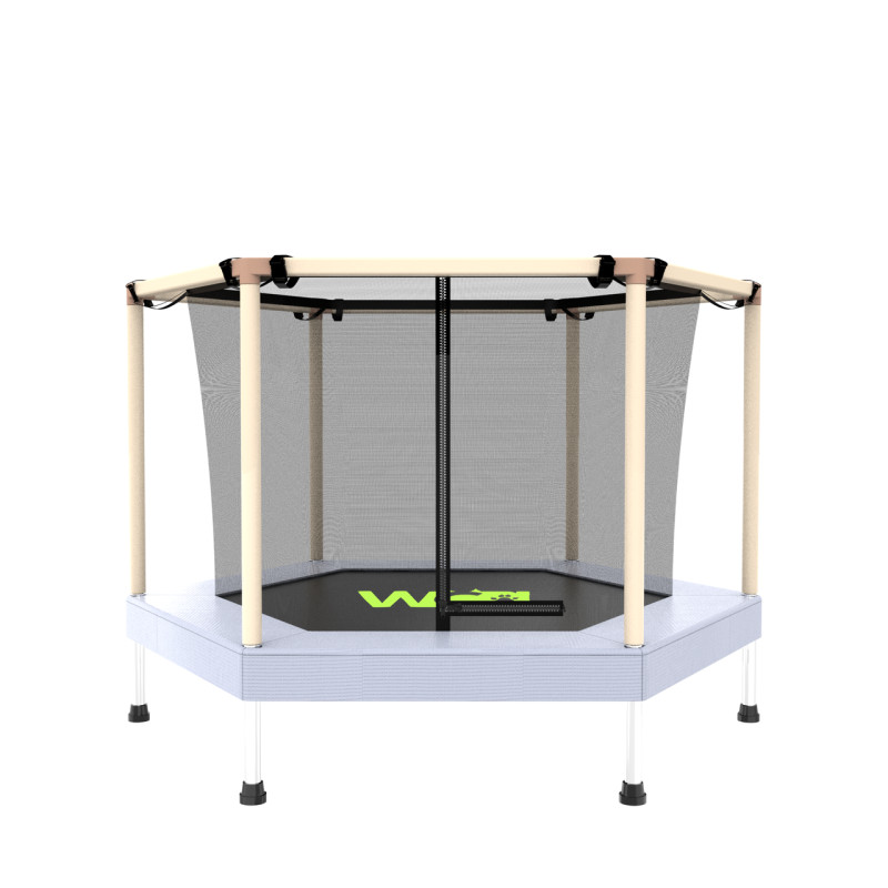 Батут манеж 122 см шестигранный с сеткой WCG Hexi S