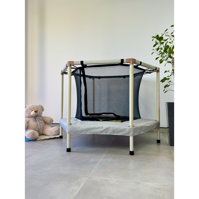 Батут манеж 122 см шестигранный с сеткой WCG Hexi S