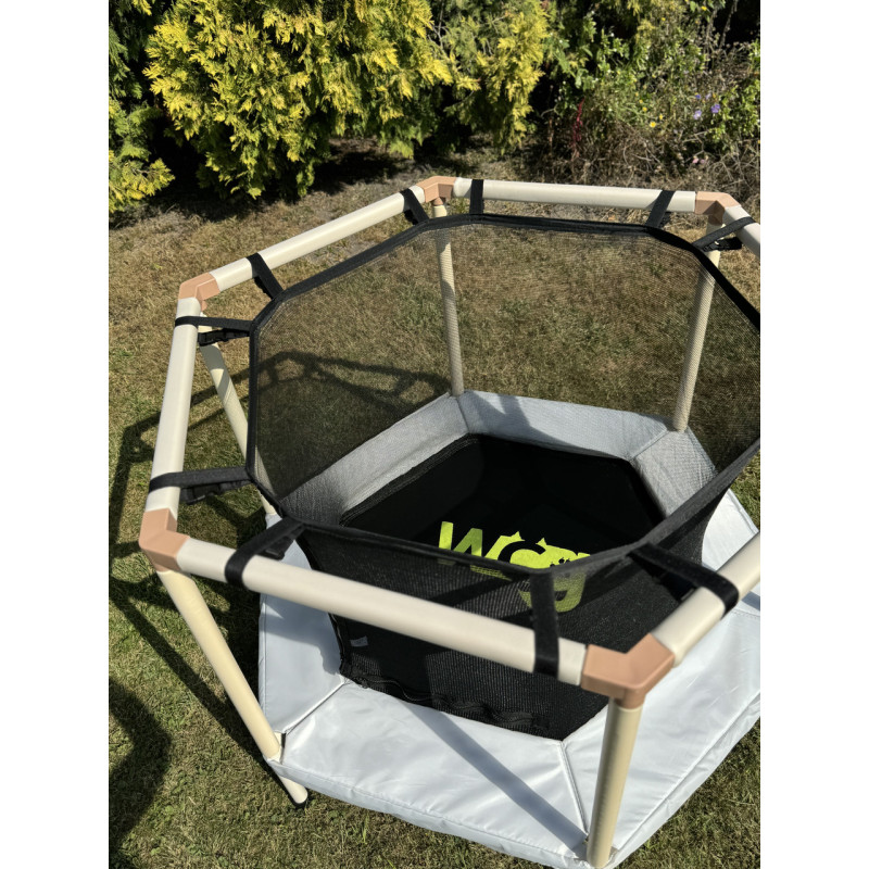 Батут манеж 122 см шестигранный с сеткой WCG Hexi S