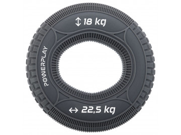 Еспандер кистьовий силіконовий PowerPlay PP-4330 Hand Grip Loops Medium 18-22,5 кг. Сірий