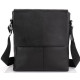 Сумка мужская из натуральной кожи Tiding Bag черная
