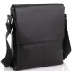 Сумка мужская из натуральной кожи Tiding Bag черная