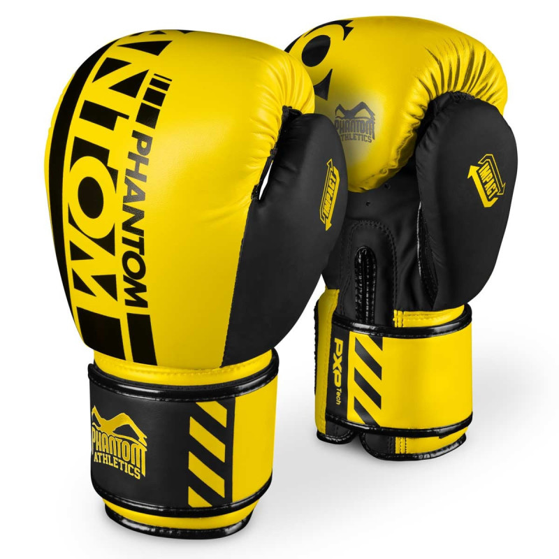 Боксерські рукавиці Phantom APEX Neon Yellow 12 унцій (капа )