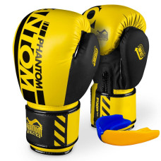 Перчатки для бокса Phantom APEX Neon Yellow 12 унций (накладка )