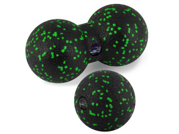 Набір м'ячів для масажу та йоги PowerPlay PP_4090 EPP (Комплект з 2 штук) Green