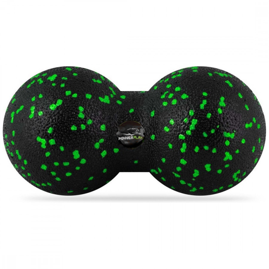 Набір м'ячів для масажу та йоги PowerPlay PP_4090 EPP (Комплект з 2 штук) Green