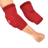 Налокотники спортивные RDX Hosiery Elbow Foam Red/White M