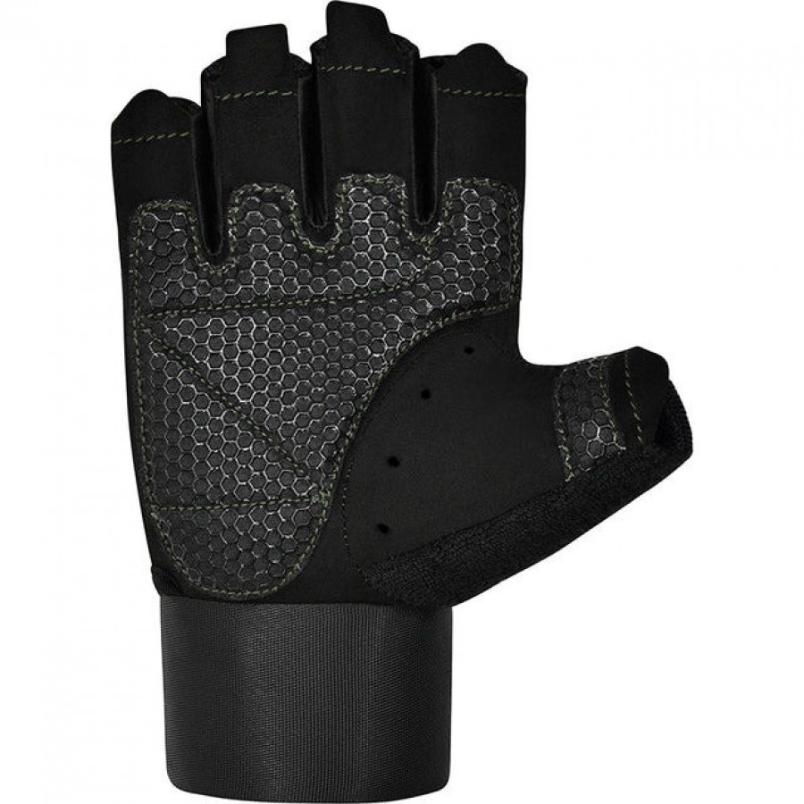 Рукавички для фітнесу RDX W3 BLACK WITH EVA PADDING-S