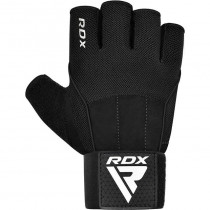 Рукавички для фітнесу RDX W3 BLACK WITH EVA PADDING-S Рукавички для фітнесу RDX W3 BLACK WITH EVA PADDING-S