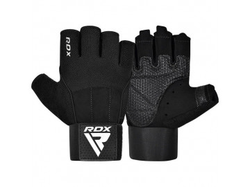 Рукавички для фітнесу RDX W3 BLACK WITH EVA PADDING-S