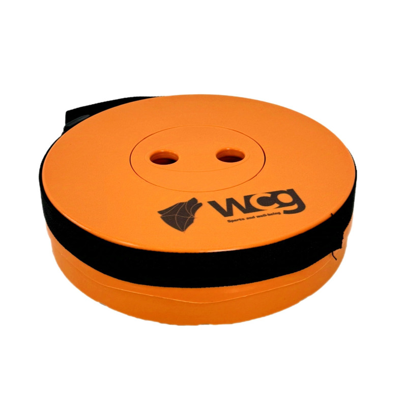 Телескопічне крісло WCG (похідний стілець) помаранчево-чорний