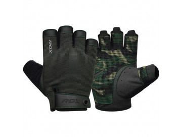 Рукавички для фітнесу RDX T2 Half Army Green PLUS-L