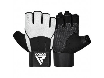 Рукавички для фітнесу RDX W3 WHITE WITH EVA PADDING-S