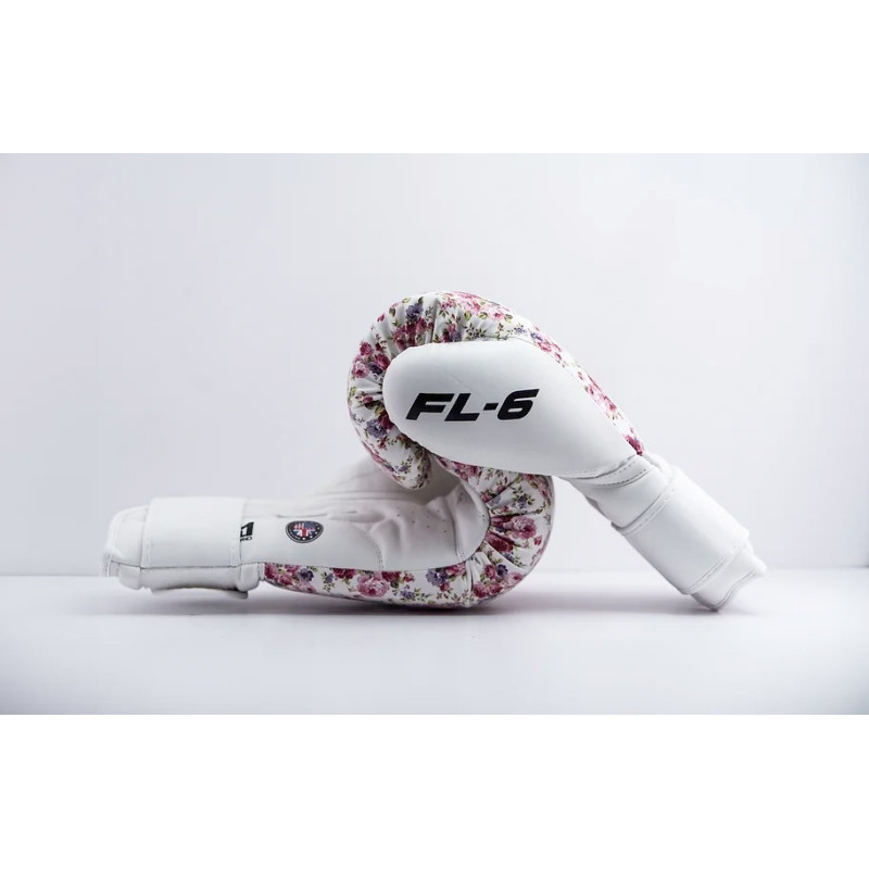 Боксерські рукавиці RDX FL-6 WHITE-8 унцій 