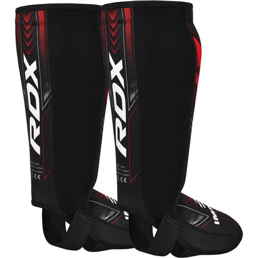 Захист для гомілок та стоп RDX NEOPRENE SHIN INSTEP IMMAF-1-RED-L