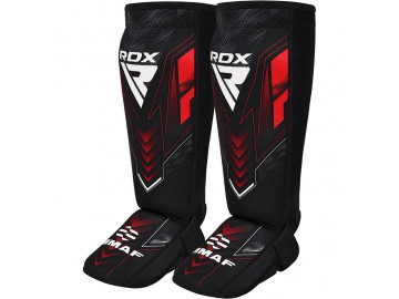 Захист для гомілок та стоп RDX NEOPRENE SHIN INSTEP IMMAF-1-RED-L